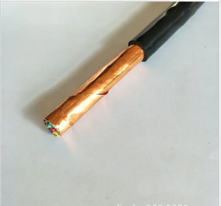 Copper strip shielding Copper strip shielding