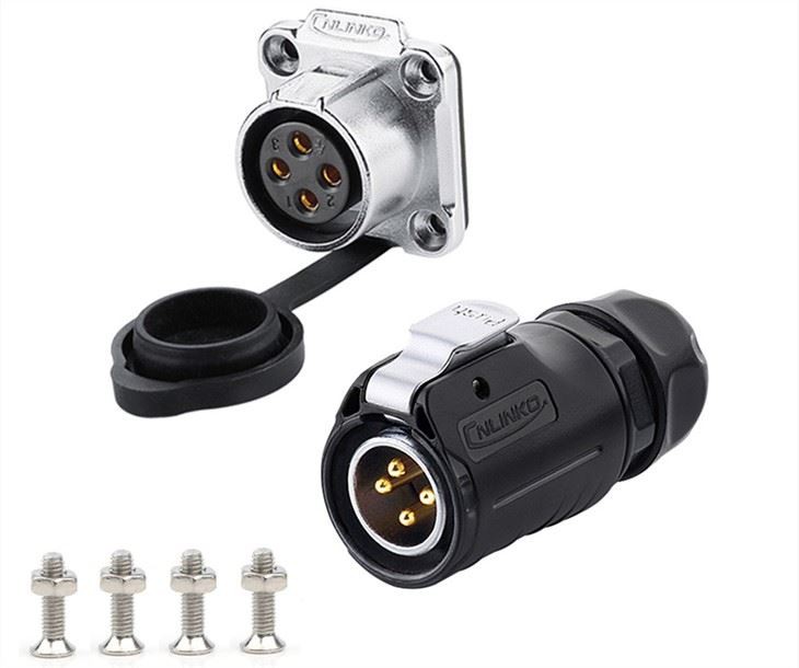 Đầu nối dây chốt Cnlinko LP20 4